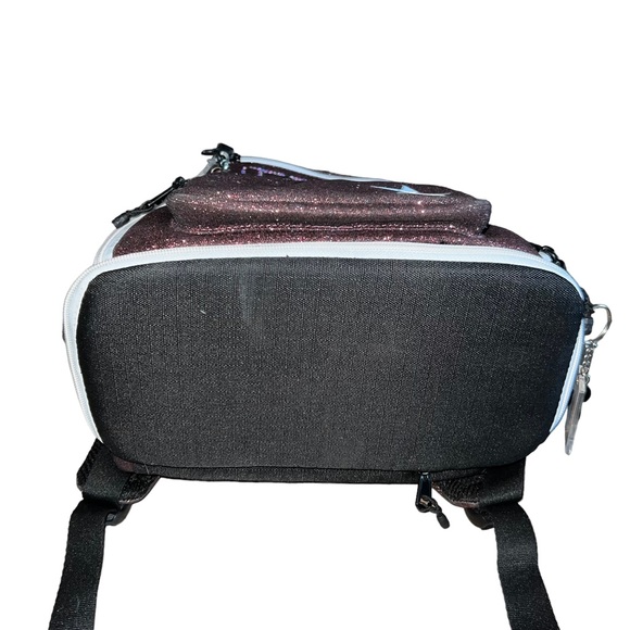 Rebel Athletic Backpack Rebel Dream Maroon With White Zipper Bag - Picture 11 of 16